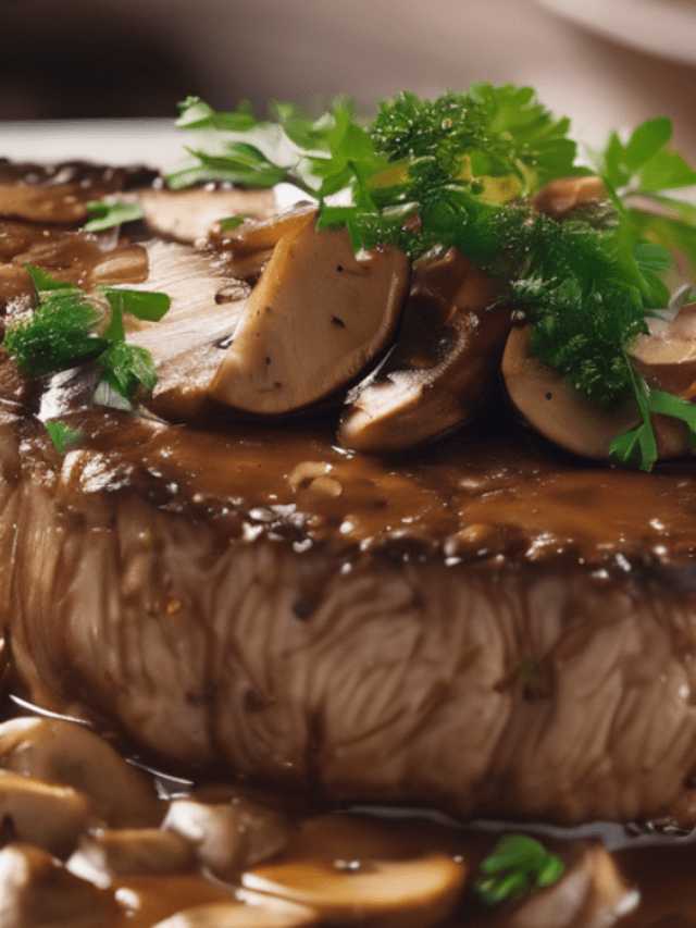 How To Make Smothered Steak With Homemade Mushroom Sauce