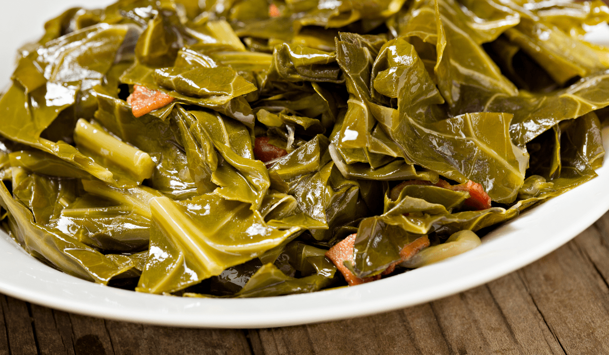 Pot of Good Fortune-Collard Greens Simmered to Southern Perfection