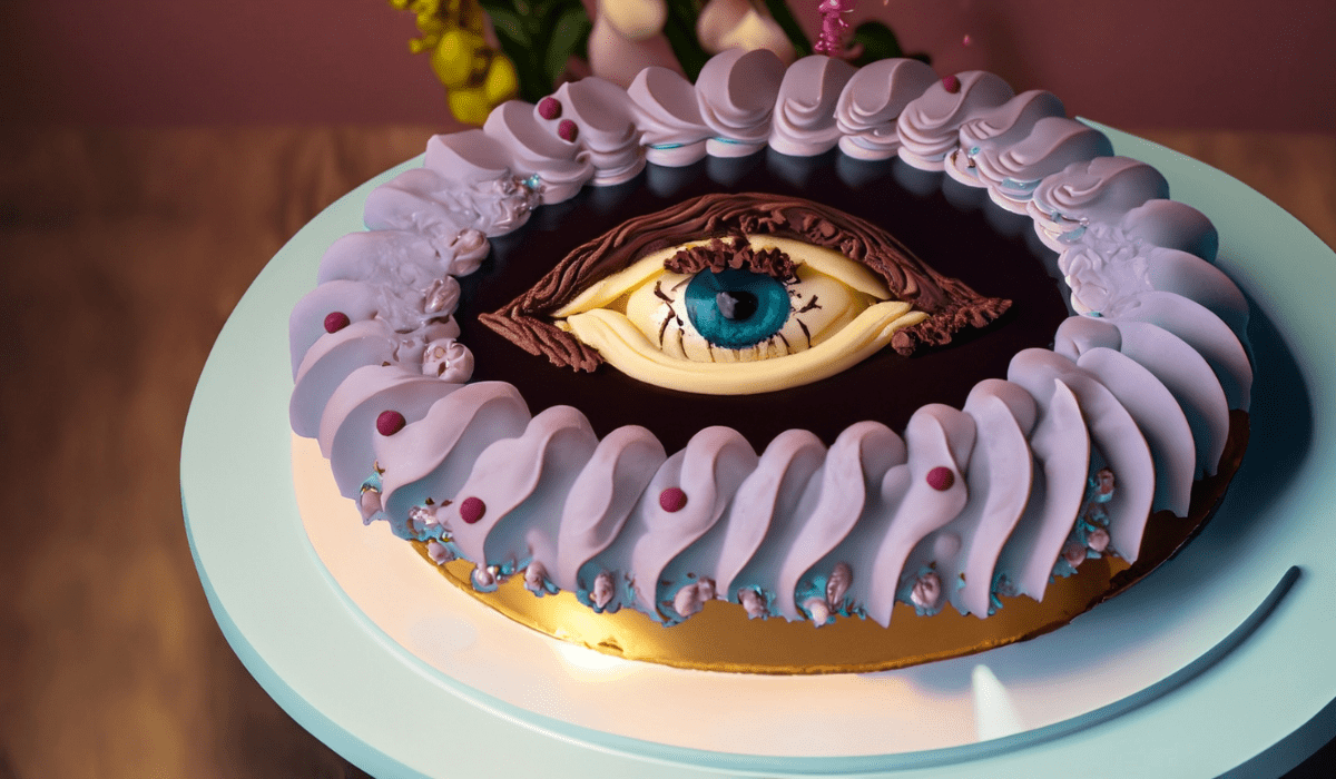 Enchanting 3D Eye Cake: A Visionary Delight for Sweet Sensations