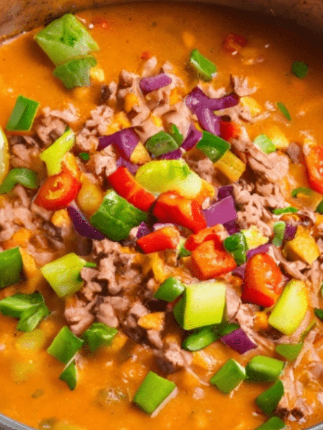 Taco Soup Fiesta: Slow Cooked Hearty and Flavorful Delight