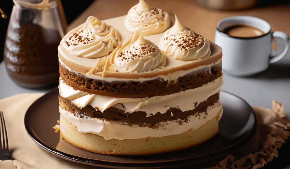 Brewed Perfection-Coffee Cake with Cappuccino Buttercream Extravaganza