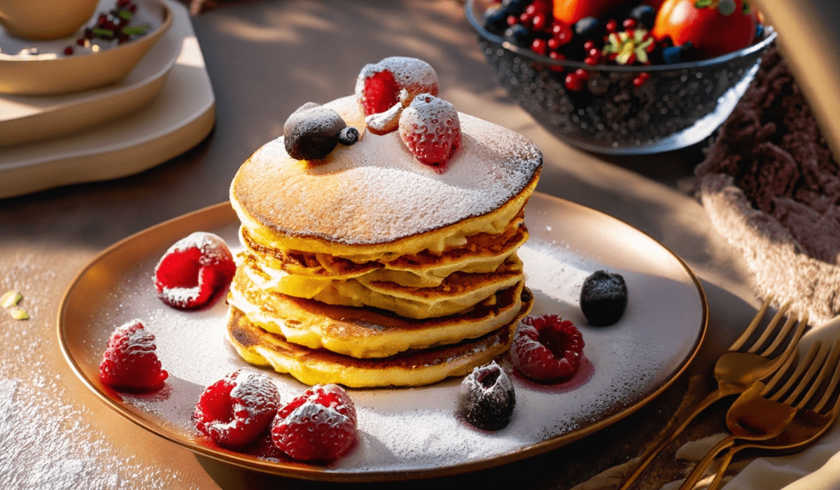 Breakfast Elegance-German Pancake Extravaganza